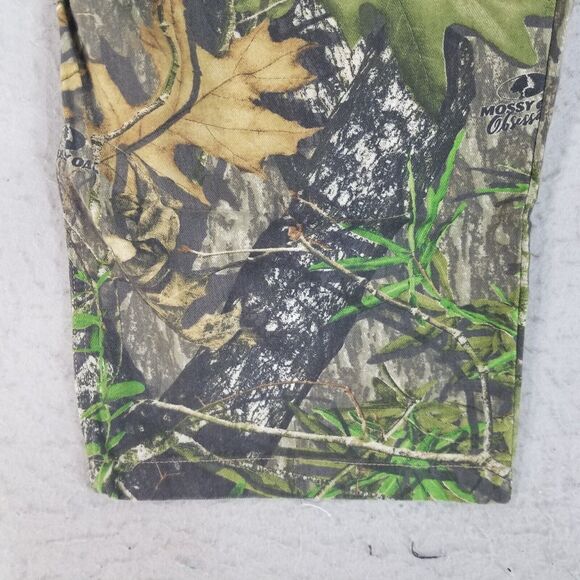 Mossy Oak Fieldstaff Camo Overalls Mens 46x30 Green Brown Hunting Outdoor - Picture 6 of 13
